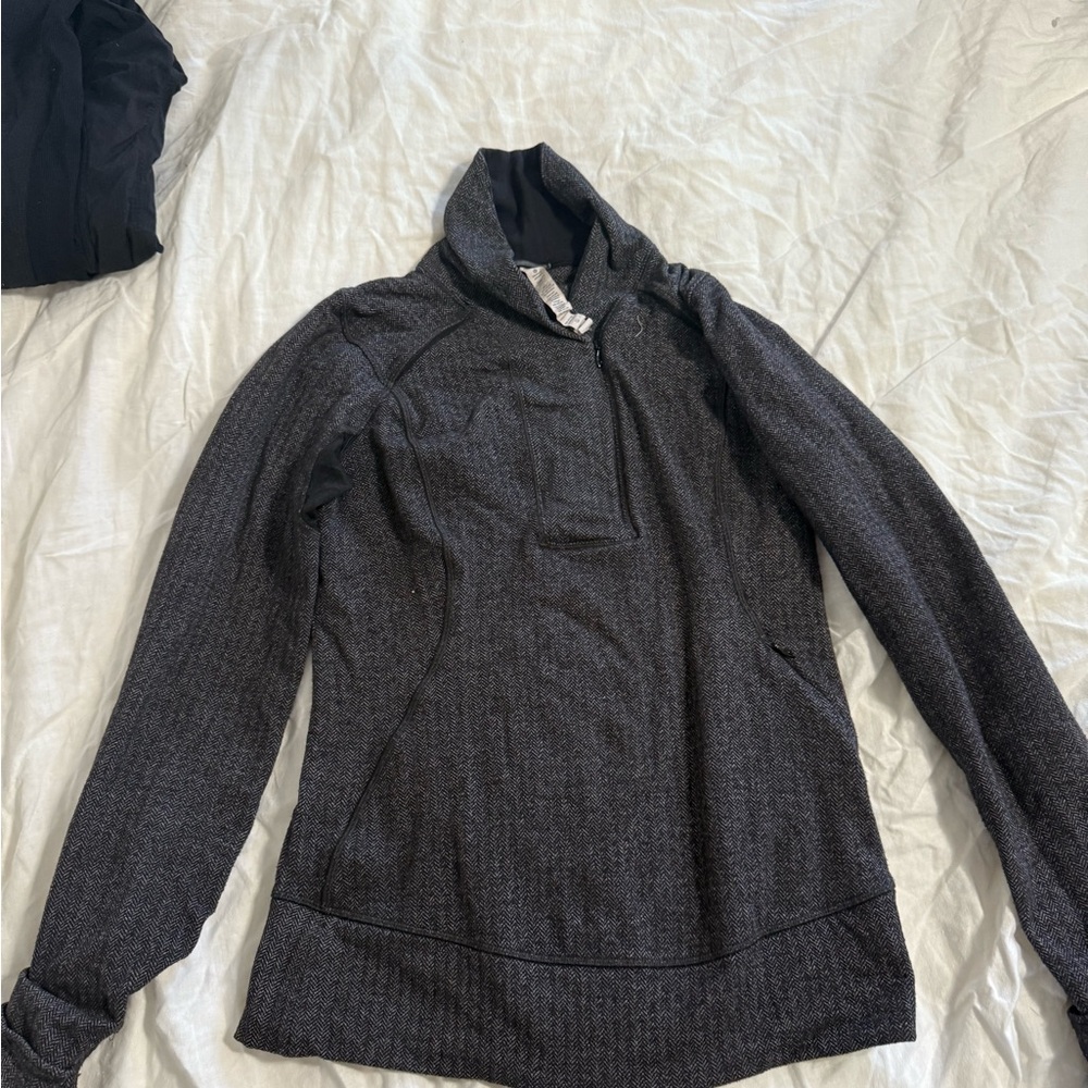 lululemon athletica Charcoal Zip Up Jacket